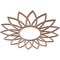 Ekena Millwork Daisy Wood Fretwork Pierced Ceiling Medallion, Wood (Paint Grade), 22"OD x 7 5/8"ID x 3/8"T CMWP22X22X0375DAMF - alternate 4